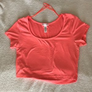 Peach Crop Top